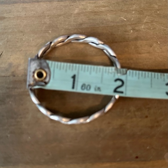 Vintage child’s sterling handmade braided bangle bracelet - Picture 5 of 5